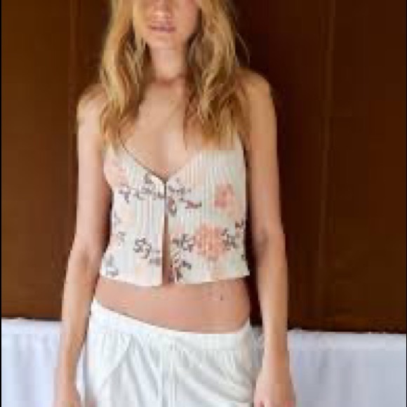 Free People Tops - Free people hook it up swit crop cami